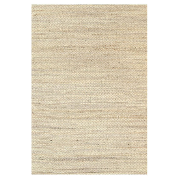  Natural Fibres Malmo Strip Beige Hand Woven Natural Jute Hand Woven Floor Rug - 1