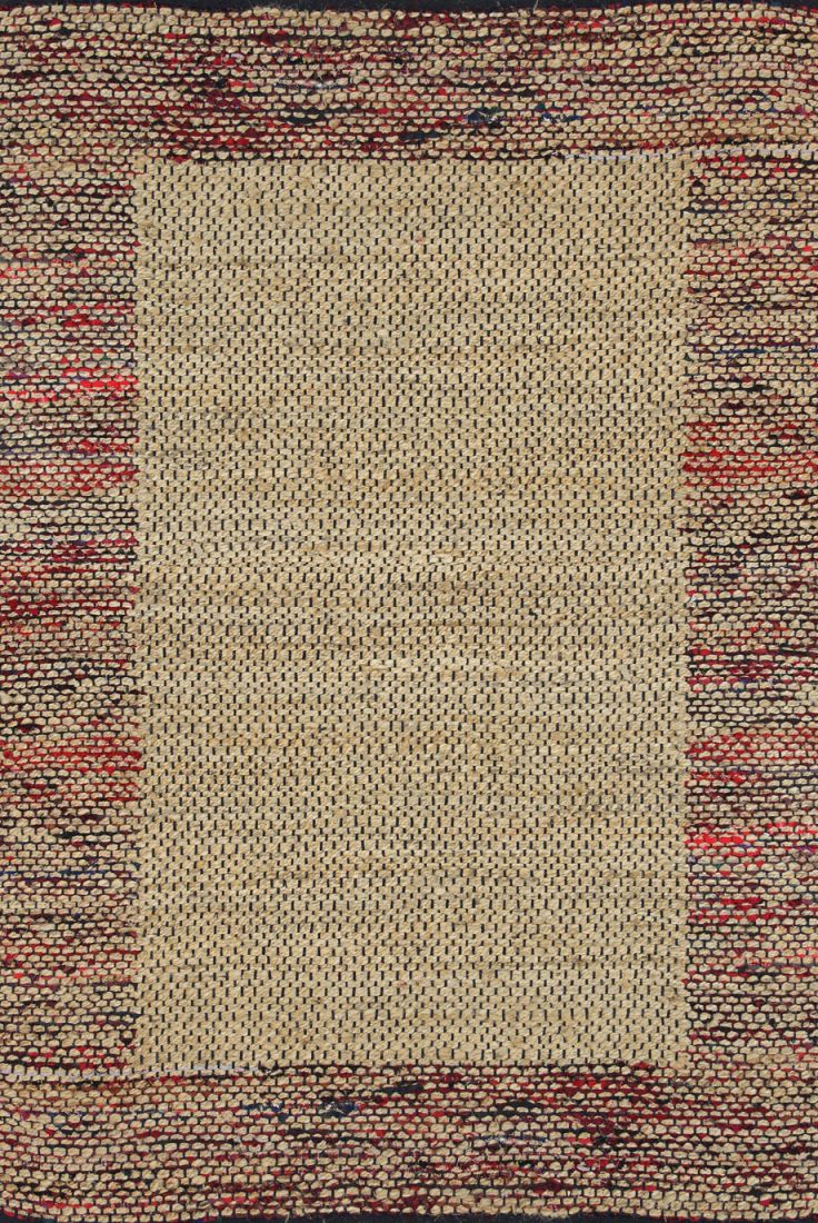  Natural Fibres Mahal Red  Hand Woven Jute Hand Woven Floor Rug - 11