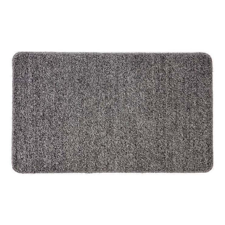 Neata Grey Multipurpose Cotton Poly Non Slip Floor Mat - Three Sizes