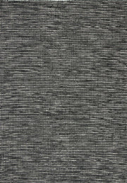  Natural Fibres Scandi Black White Reversible Wool Hand Woven Floor Rug  - 9