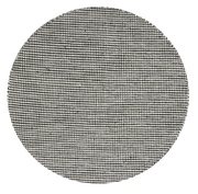 Natural Fibres Scandi Charcoal Grey Reversible Wool Round Hand Woven Floor Rug  - 6