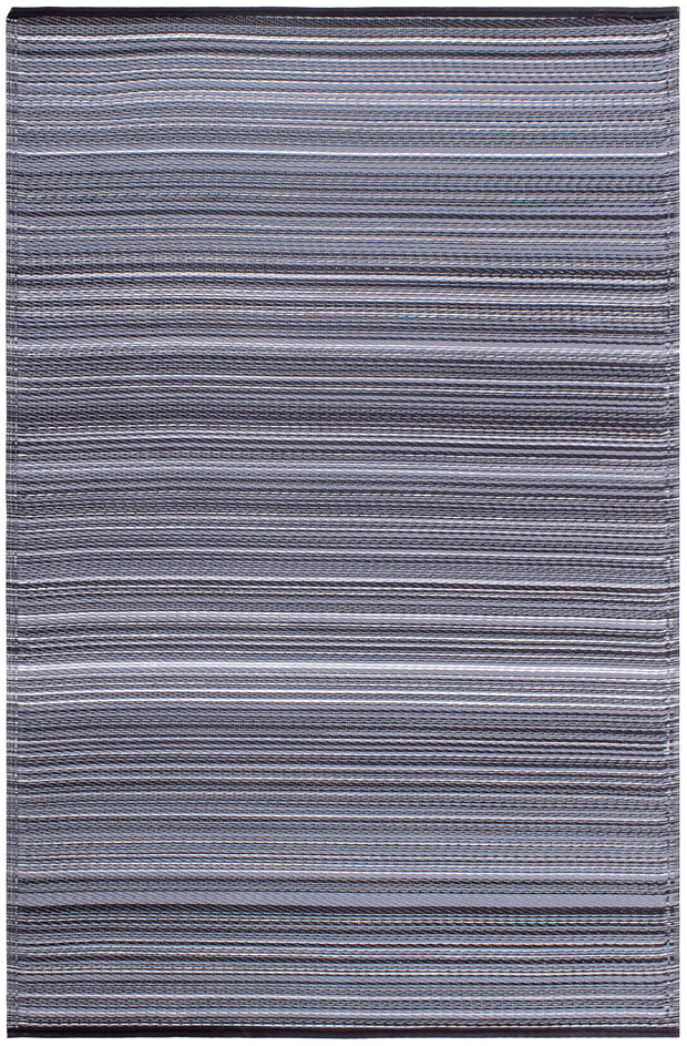  Natural Fibres Cancun Midnight Recycled Plastic Indoor Outdoor Hand Woven Floor Rug  - 2