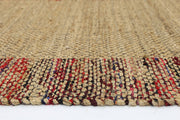  Natural Fibres Mahal Red  Hand Woven Jute Hand Woven Floor Rug - 5