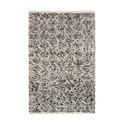  Natural Fibres Rhodes Black and White PET Indoor Outdoor Washable Hand Woven Floor Rug  - 1