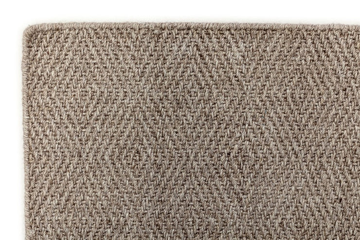  Natural Fibres Silverstone Modern Biscuit Hand Made Wool Flat Weave Hand Woven Floor Rug  - 4