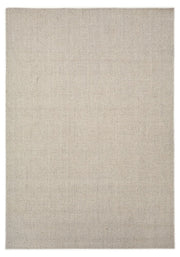  Natural Fibres Silverstone Modern Silver Hand Made Wool Flat Weave Hand Woven Floor Rug  - 2