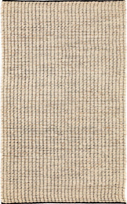  Natural Fibres Serenity White and Light Beige Hand Woven Flat Weave Wool Hand Woven Floor Rug  - 6