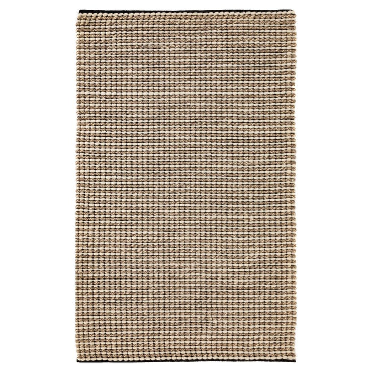  Natural Fibres Serenity White and Beige Hand Woven Flat Weave Wool Hand Woven Floor Rug  - 1