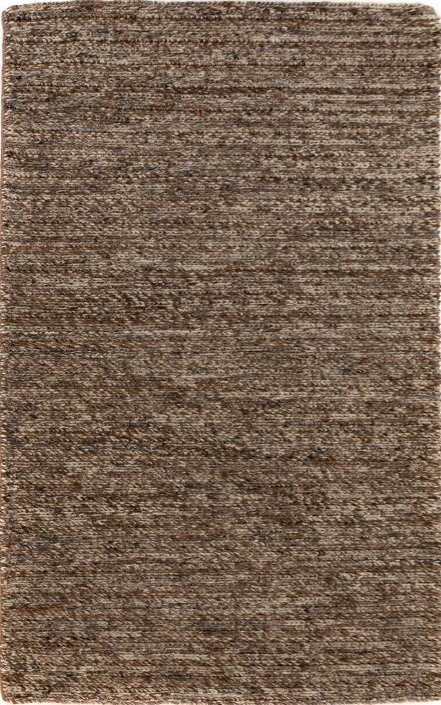  Natural Fibres Svend Mocha Hand Braided Pure Wool Hand Woven Floor Rug  - 6