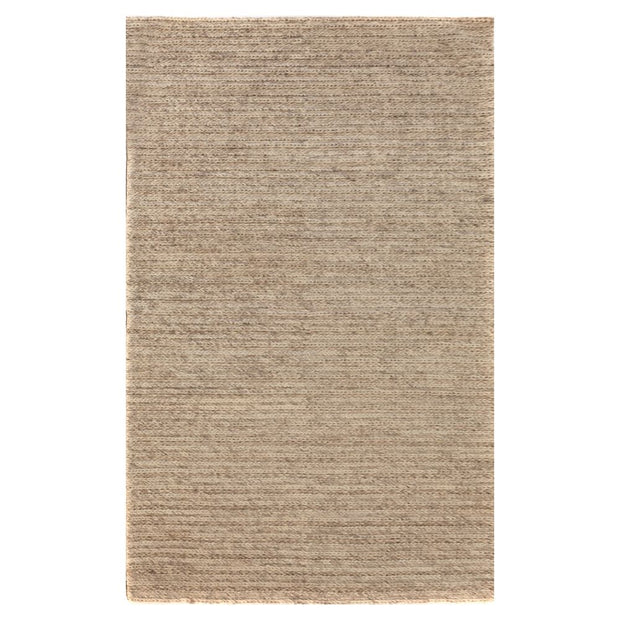  Natural Fibres Svend Greyology Hand Braided Pure Wool Hand Woven Floor Rug  - 1