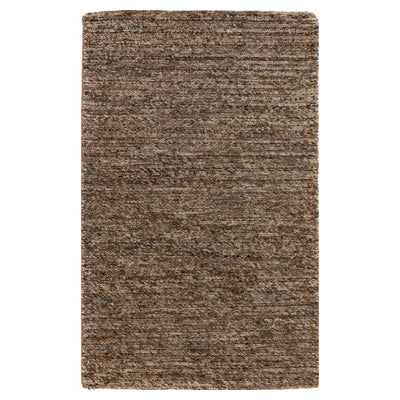  Natural Fibres Svend Mocha Hand Braided Pure Wool Hand Woven Floor Rug  - 1