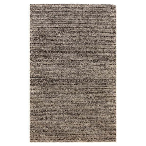  Natural Fibres Svend Silver Grey Hand Braided Pure Wool Hand Woven Floor Rug  - 1