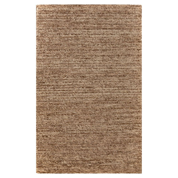  Natural Fibres Svend Taupe Hand Braided Pure Wool Hand Woven Floor Rug  - 1
