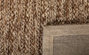  Natural Fibres Svend Taupe Hand Braided Pure Wool Hand Woven Floor Rug  - 4