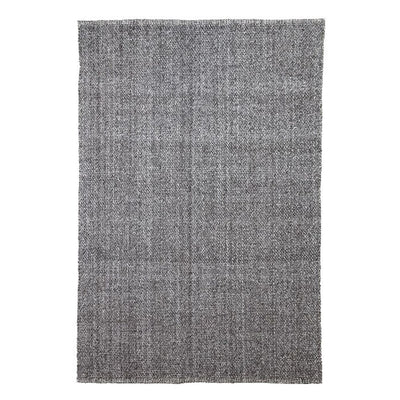  Natural Fibres Basket Modern Stone Hand Loomed Wool  and  Viscose Blend Hand Woven Floor Rug  - 1