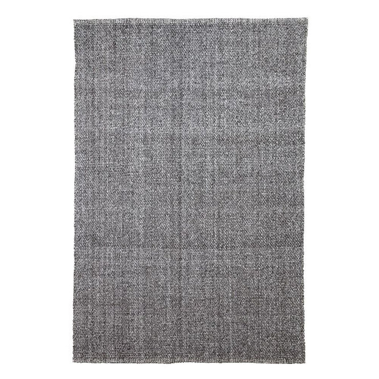  Natural Fibres Basket Modern Stone Hand Loomed Wool  and  Viscose Blend Hand Woven Floor Rug  - 1