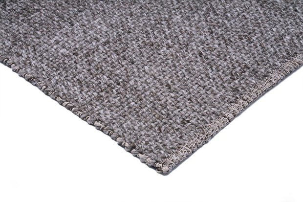  Natural Fibres Basket Modern Stone Hand Loomed Wool  and  Viscose Blend Hand Woven Floor Rug  - 3
