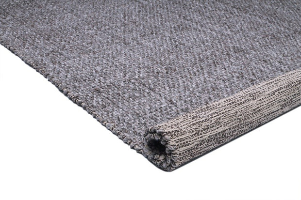  Natural Fibres Basket Modern Stone Hand Loomed Wool  and  Viscose Blend Hand Woven Floor Rug  - 4