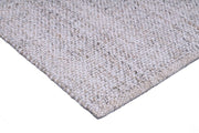  Natural Fibres Basket Modern Sand Hand Loomed Wool  and  Viscose Blend Hand Woven Floor Rug  - 3