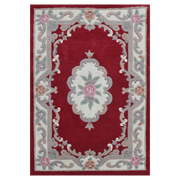 Avalon Red - Hand Tufted Wool Rectangle Floor Rug