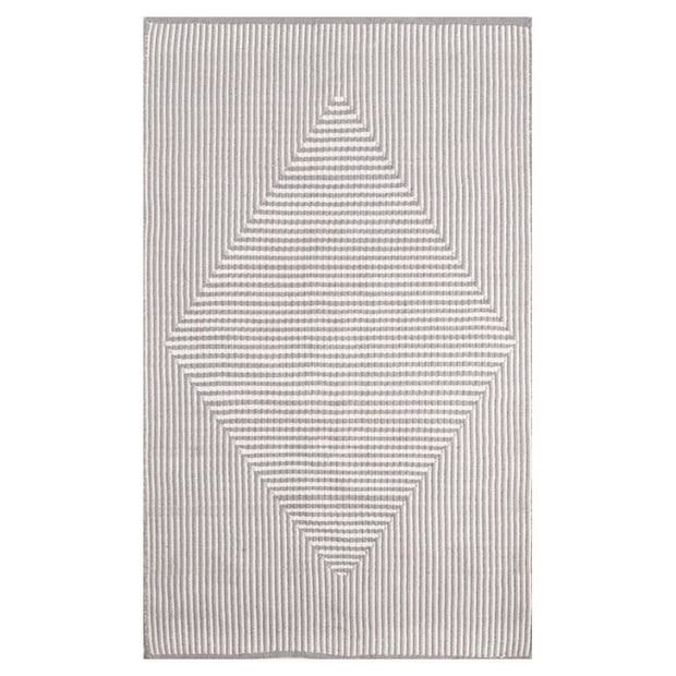  Natural Fibres Denver Ash Grey PET Indoor Outdoor Washable Hand Woven Floor Rug  - 1