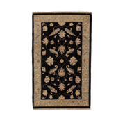  Natural Fibres Afghan Hezari Choobi Wool Hand Woven Floor Rug - 1
